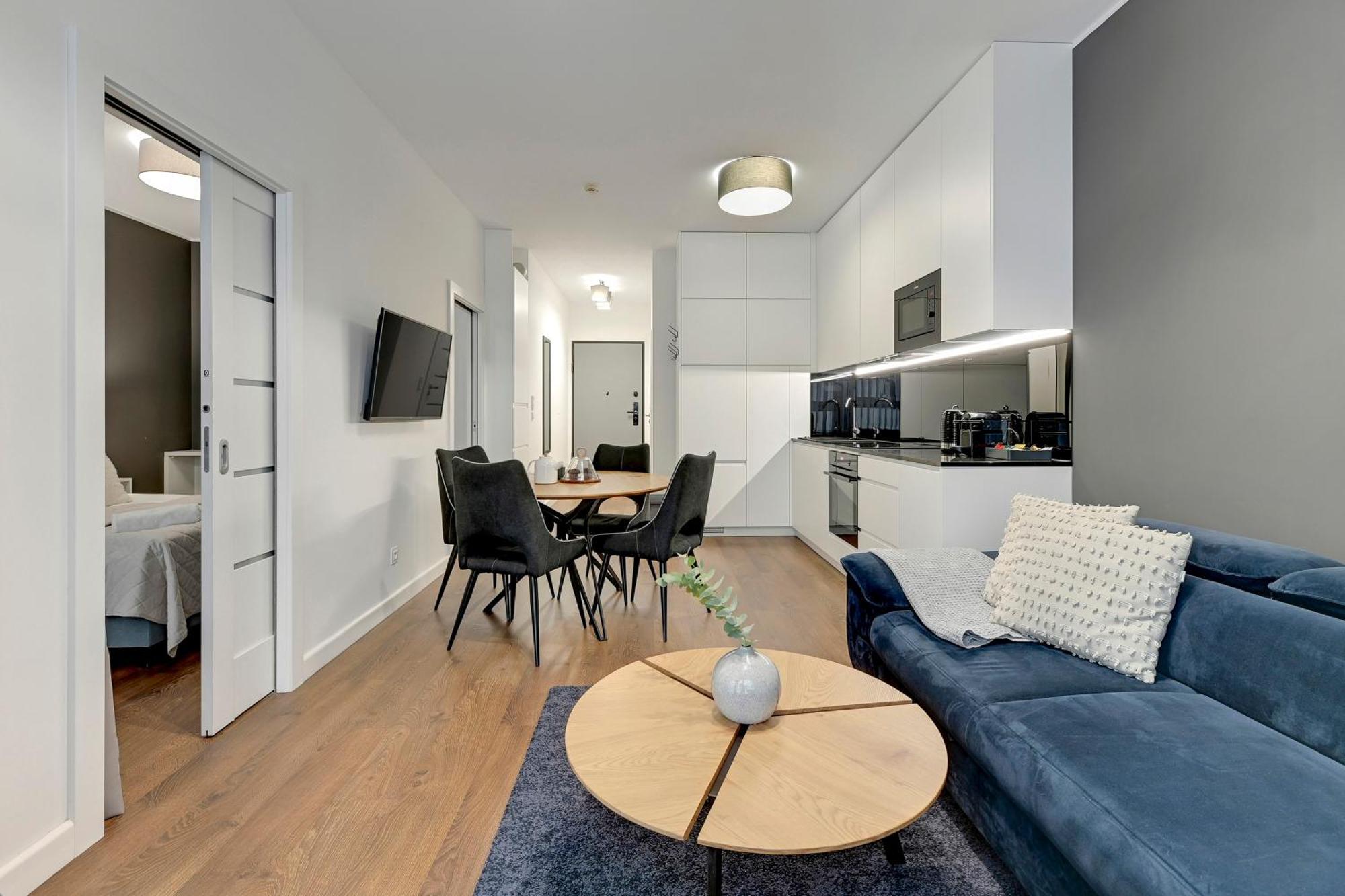גדנסק Granaria Deluxe & Riverside By Downtown Apartments חדר תמונה